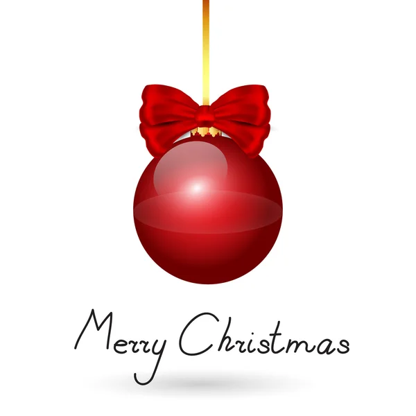 Güzel bir kırmızı Noel topları