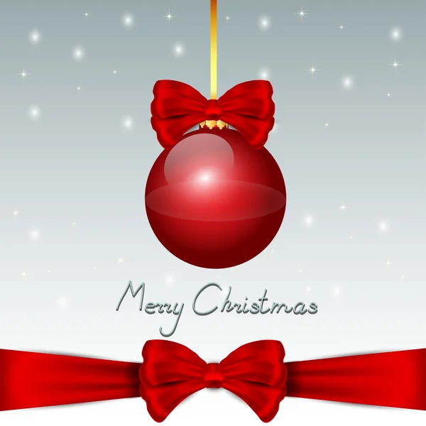 Güzel bir kırmızı Noel topları