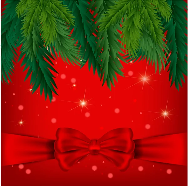 Firtree arka plan üzerinde güzel brunch