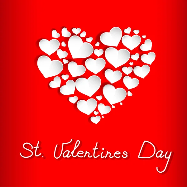 çok güzel Sevgililer günü için kalp beyaz