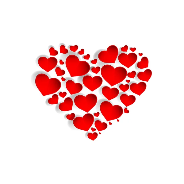 çok güzel Sevgililer günü için kalp beyaz