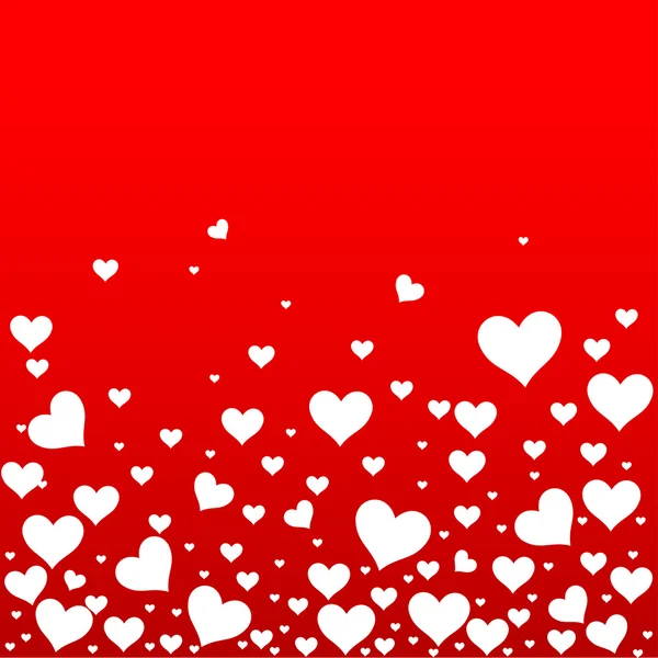 Sevgililer için oldukça beyaz Kalpler