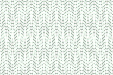 Dalgaların pürüzsüz renkte olduğu lonloche dokusunun vektör grafiği. Sertifika, banknot, para tasarımı, para birimi, hediye çeki vs. için yaratıcı grafik tasarımı. Filigran banknot deseni.