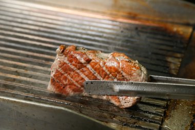 Izgarada ızgara et.