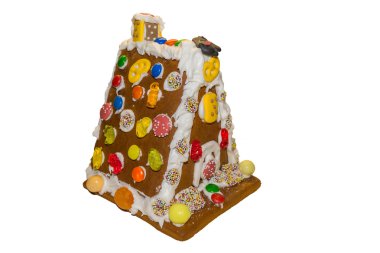 Witch house made of gingerbread    clipart