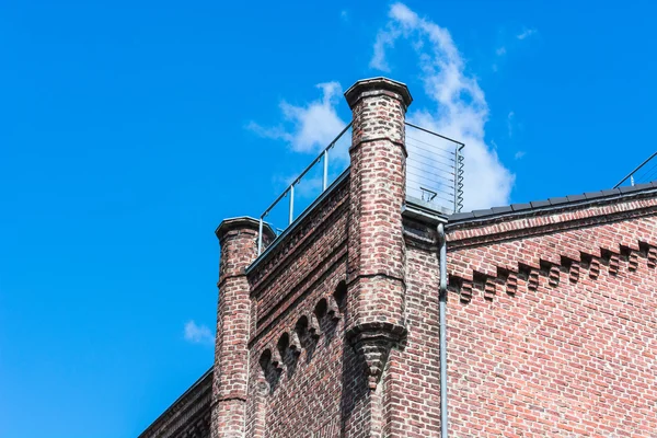 Typical old brick house — Stock Photo, Image