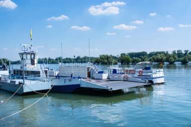 Yelkenli detaylarının manzarası