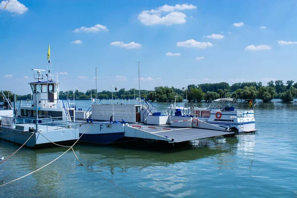 Scenic Uitzicht Zeilboot Details — Stockfoto