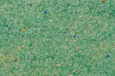 Taş yeşil renkli çakıl