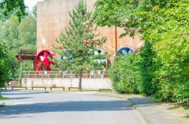 Endüstriyel Bina, Soğutma Kulesi, rotor, havalandırma, hava Condi