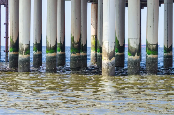 Scheveningen, praia de areia, molhe, cais — Fotografia de Stock