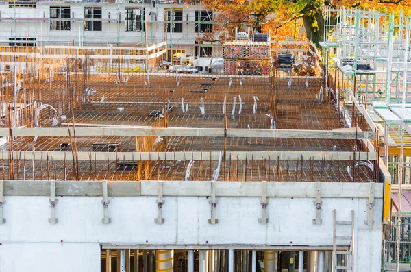 Construction site floor ceiling — Stock Photo, Image