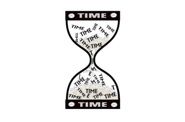 Kum saati zaman kavramı, zaman geçiyor