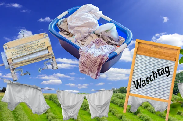 Lavandería día de lavado Antik — Foto de Stock