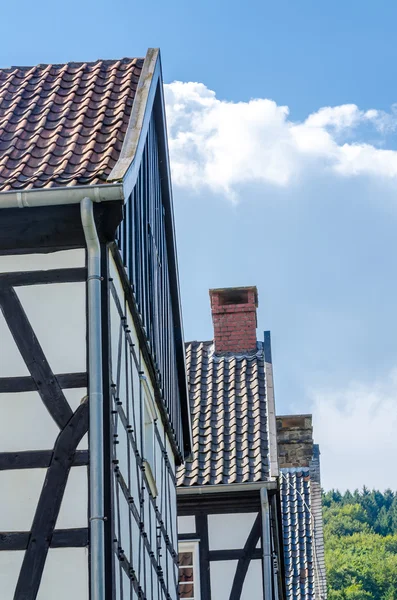 Fassade, Arbeit, Häuser, — Stockfoto