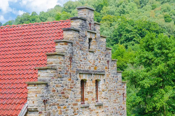 Escadas fachada gable — Fotografia de Stock