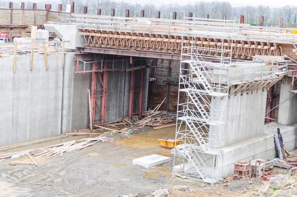 Ponte canteiro de obras — Fotografia de Stock