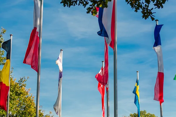 Drapeaux internationaux — Photo