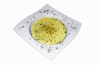 Kremalı brokoli çorbası.