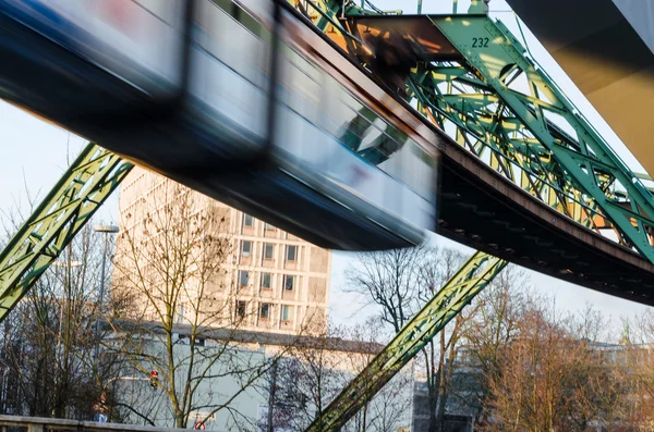 A ferrovia de suspensão Wuppertal — Fotografia de Stock