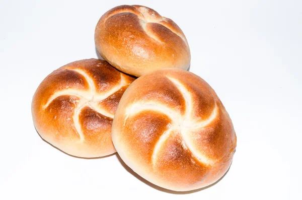 Drei Brötchen — Stockfoto