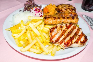 Karışık ızgara, Yunan gıda