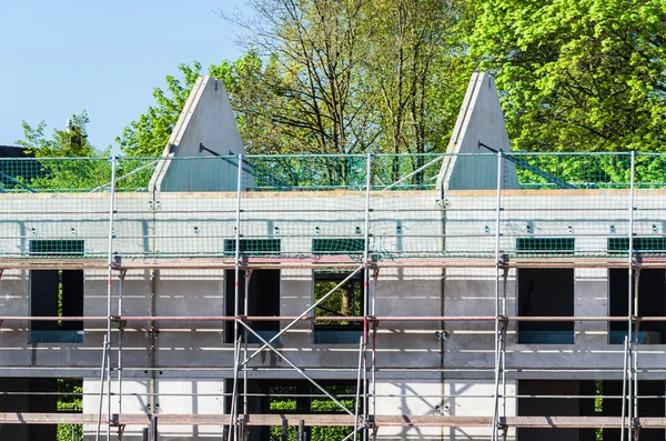 Prefabricated house construction — Stock Photo, Image