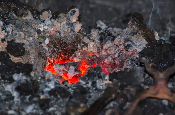 Кузнечный огонь — стоковое фото