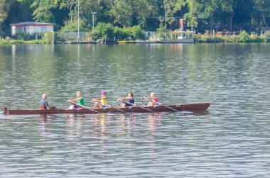 Baldeney üzerinde dümen eğitimi