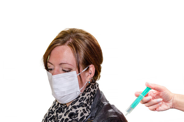 Symbolic of general preventive by inoculation      