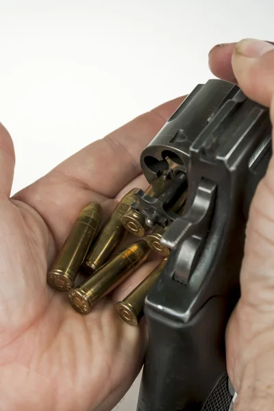 Dangerous weapon and ammunition — Stock Photo, Image