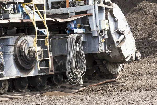 Minería de carbón en mina a cielo abierto — Foto de Stock