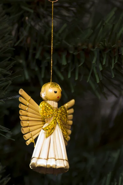 Christmas ornaments on the tree — Stock Photo, Image