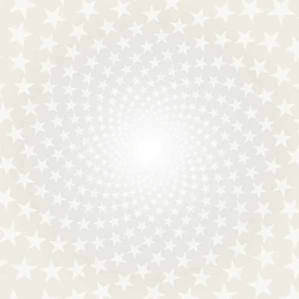 Στριμμένα αστέρια σπείρα. Abstract ιστορικό λευκό & γκρι — Διανυσματικό Αρχείο