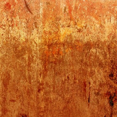 Orange  grunge background. Vector rusty texture