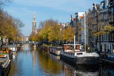 Amsterdam Hollanda, Sonbahar mevsimi boyunca Amsterdam kanalları