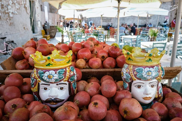 A festői Marzamemi falu, Szicília tartományban — Stock Fotó