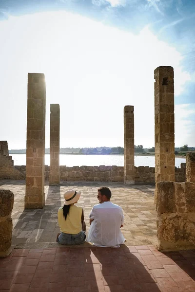 Riserva Naturale Orientata Oasi Faunistica di Vendicari, Oasi Faunistica di Vendicari, TRADUCCIÓN, Reserva Natural de Vendicari Sicilia Italia — Foto de Stock