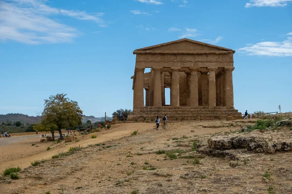 Valle de los Templos en Agrigento Sicilia, Italia — Foto de Stock