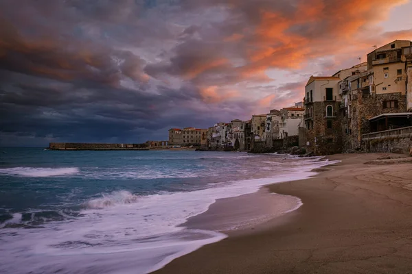 Cefalu, medieval village of Sicily island, Province of Palermo, Italy — Stock Photo, Image