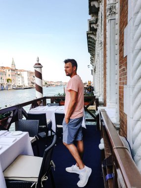 İtalya Venedik, 2020 yazında İtalya 'da 19 salgın ile neredeyse bomboş bir şehir.