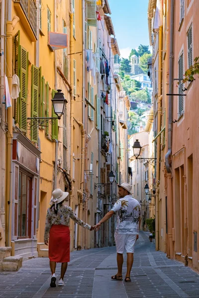 Yaz boyunca Menton, Provence-Alpes-Cote dAzur, Fransa — Stok fotoğraf