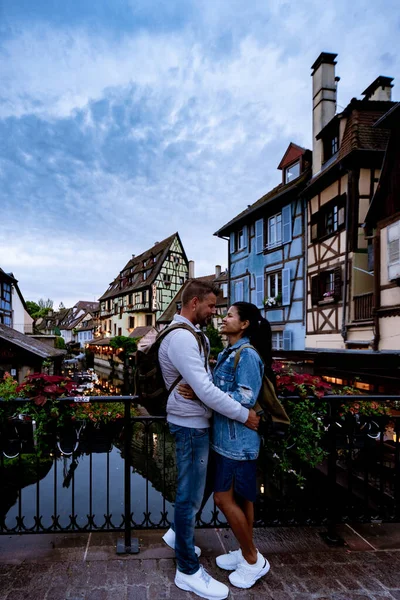 Bella vista della colorata città romantica Colmar, Francia, Alsazia — Foto Stock