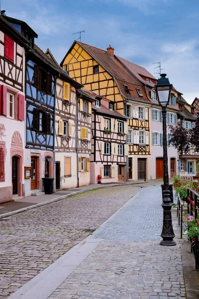 Bela vista da cidade romântica colorida Colmar, França, Alsácia — Fotografia de Stock
