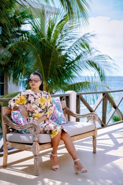 Curacao, Willemstad Punda ve Otrobanda Pietermaai bölgesinde renkli kayalar, Pietermaai Curacao 'da çok renkli evler., 