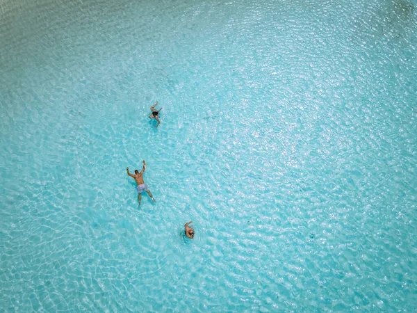 Amazing Baby Beach and coast on Αρούμπα, Καραϊβική, λευκή παραλία με μπλε ωκεανό τροπική παραλία — Φωτογραφία Αρχείου