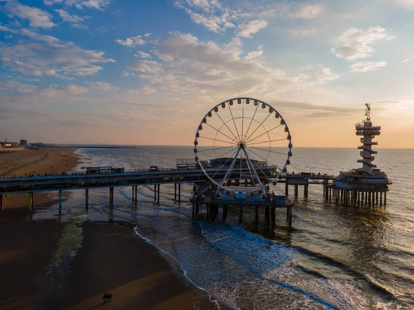 The Ferris Wheel The Pier at Scheveningen, Haag, Nizozemsko — Stock fotografie