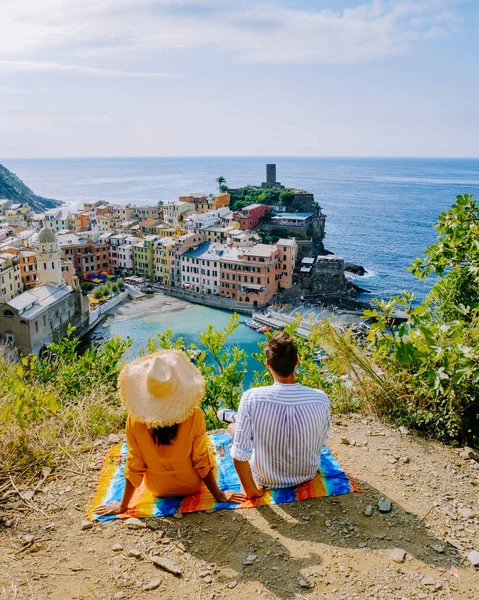 Village côtier pittoresque de Vernazza, Cinque Terre, Italie. — Photo