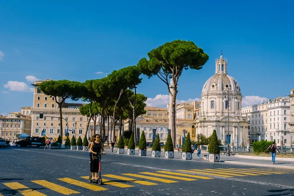 Forum Romanum vista desde el Capitolio en Italia, Roma. Italia — Foto de Stock