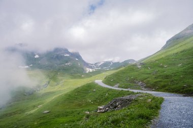 Grindelwald, İsviçre Grindelwald. Arka planda Mattenberg 'in parçaları, Bachalpsee Gölü' nün yukarısında Bernese sıradağları var. En yüksek tepeler Eiger, Jungfrau ve Faulhorn ünlü yerlerdedir. İsviçre Alpleri